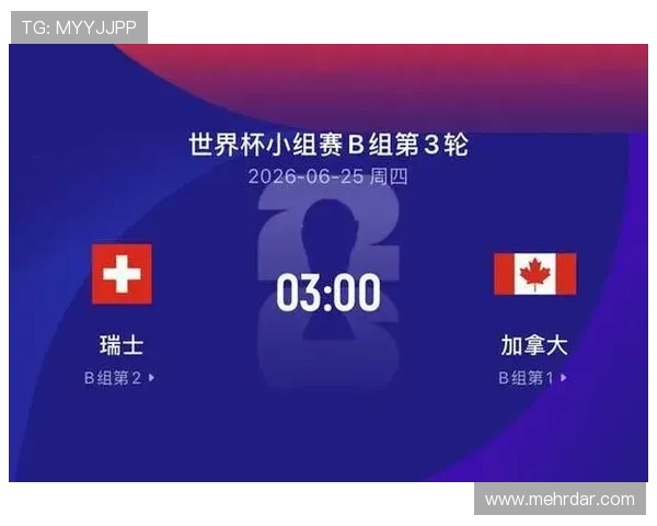 加拿大与瑞士比赛前的最新新闻快讯：赛前新闻发布会重点内容与比赛预测